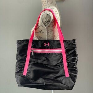 Bag gym/school/travel/beach pink and black Under Armour